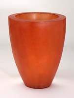 Fiberglas - Rund Orange ø45/H:52