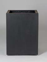 Fiberstone - Bouvy low black L:50/B:50/H:68