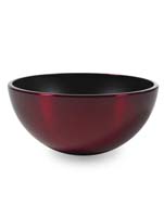 Aluminium Schale - Aluminium gebürstet red ø35/H:15