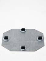 Rollengestelle - Bockrolle 4 x 8 mm ø19/H:1,5